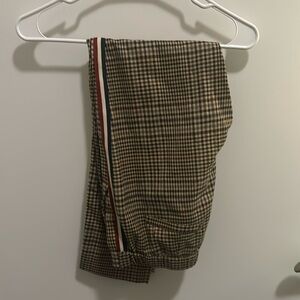 BB Dakota Slim Straight Plaid Pant size 0